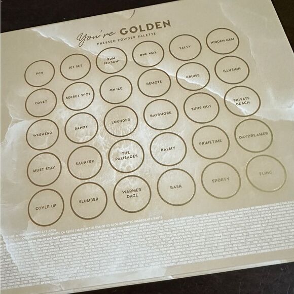 ColourPop You’re Golden 30 pan Eyeshadow Palette New in Box - Picture 3 of 10